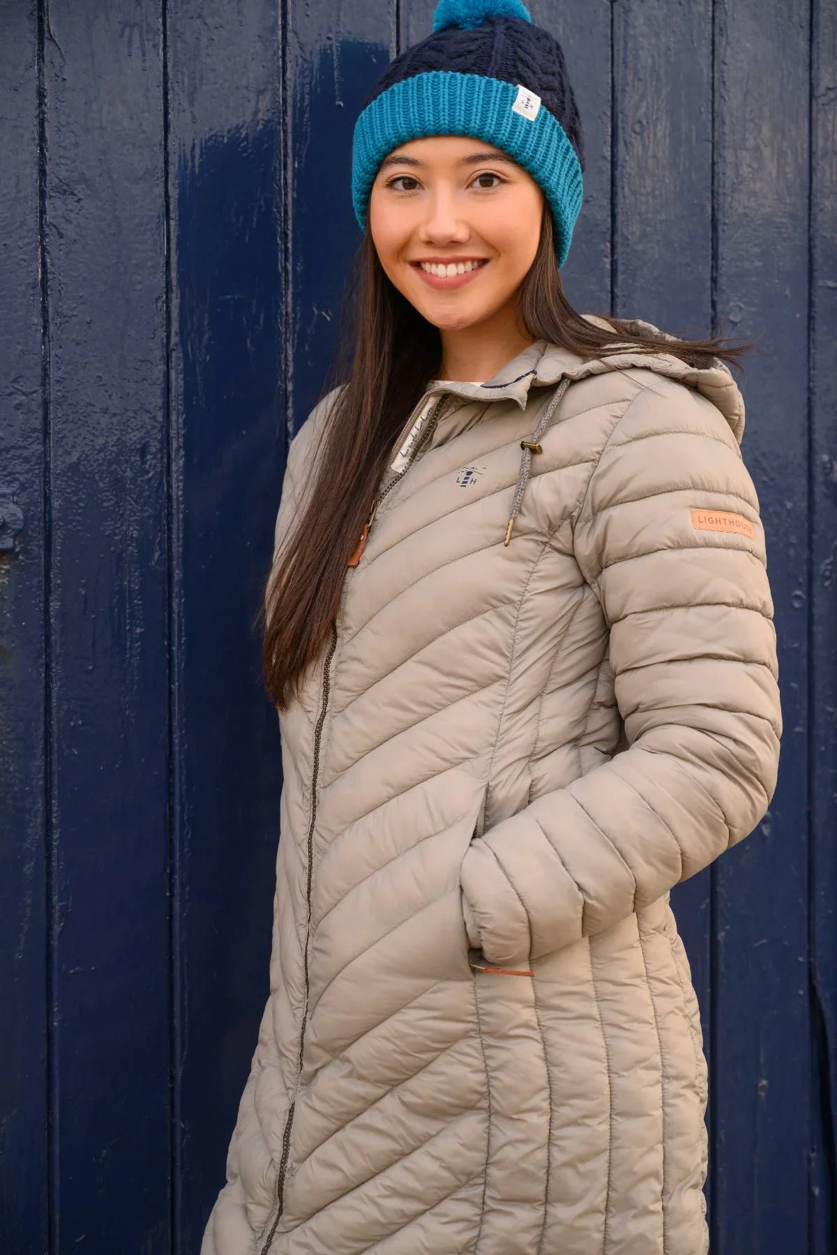 Lighthouse Laurel Padded Ladies Coat - Image 13