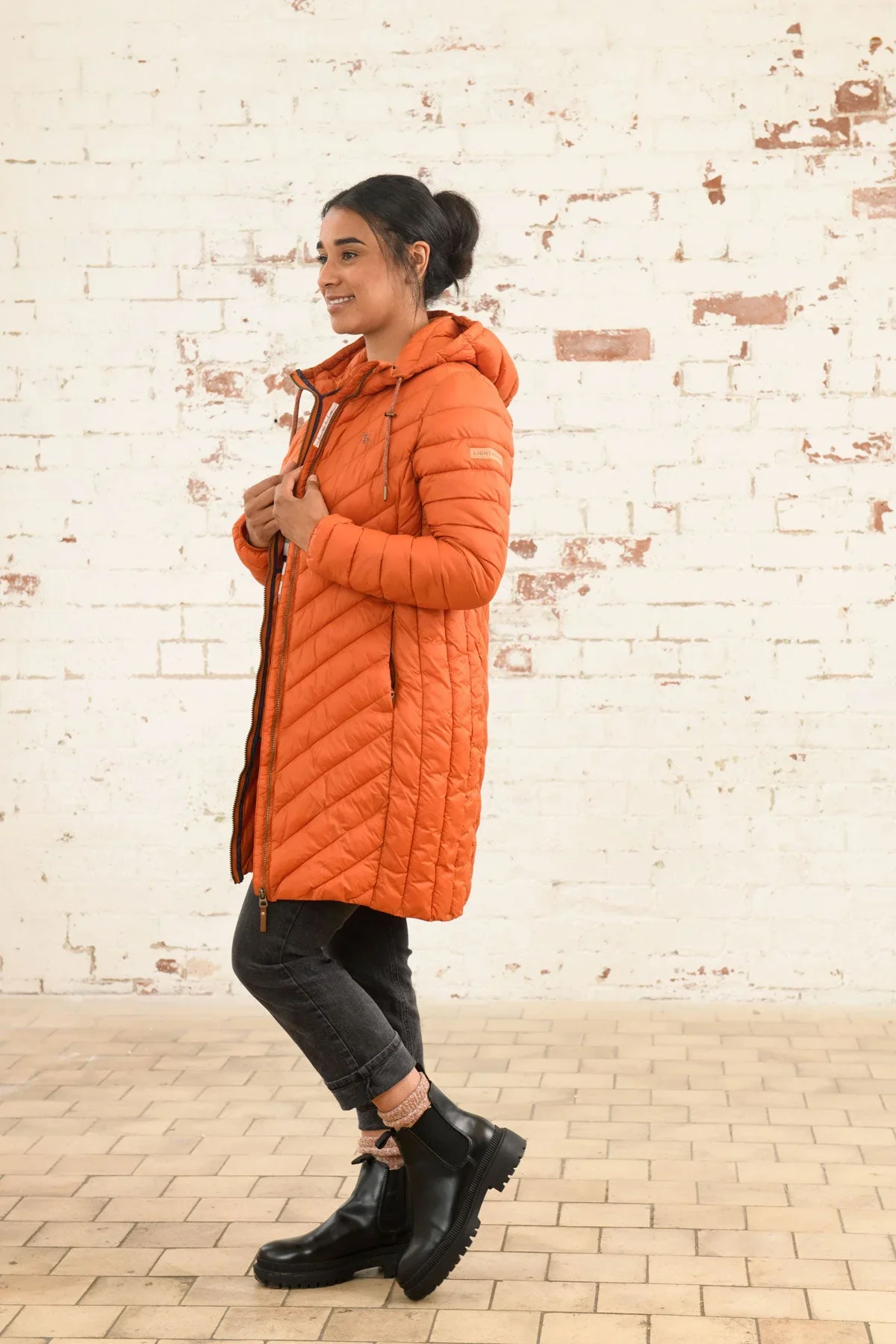 Lighthouse Laurel Padded Ladies Coat - Image 16