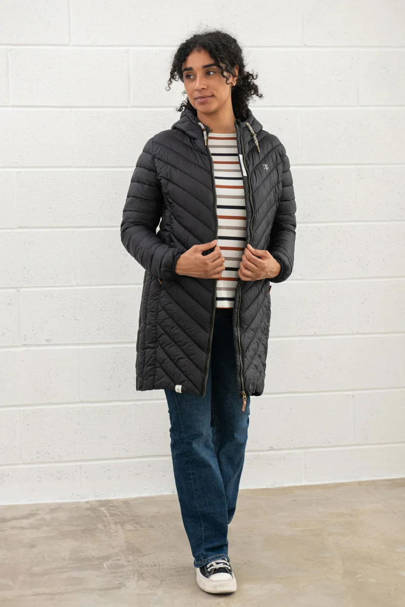 Lighthouse Laurel Padded Ladies Coat - Image 26