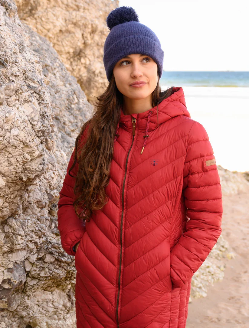 Lighthouse Laurel Padded Ladies Coat - Image 32