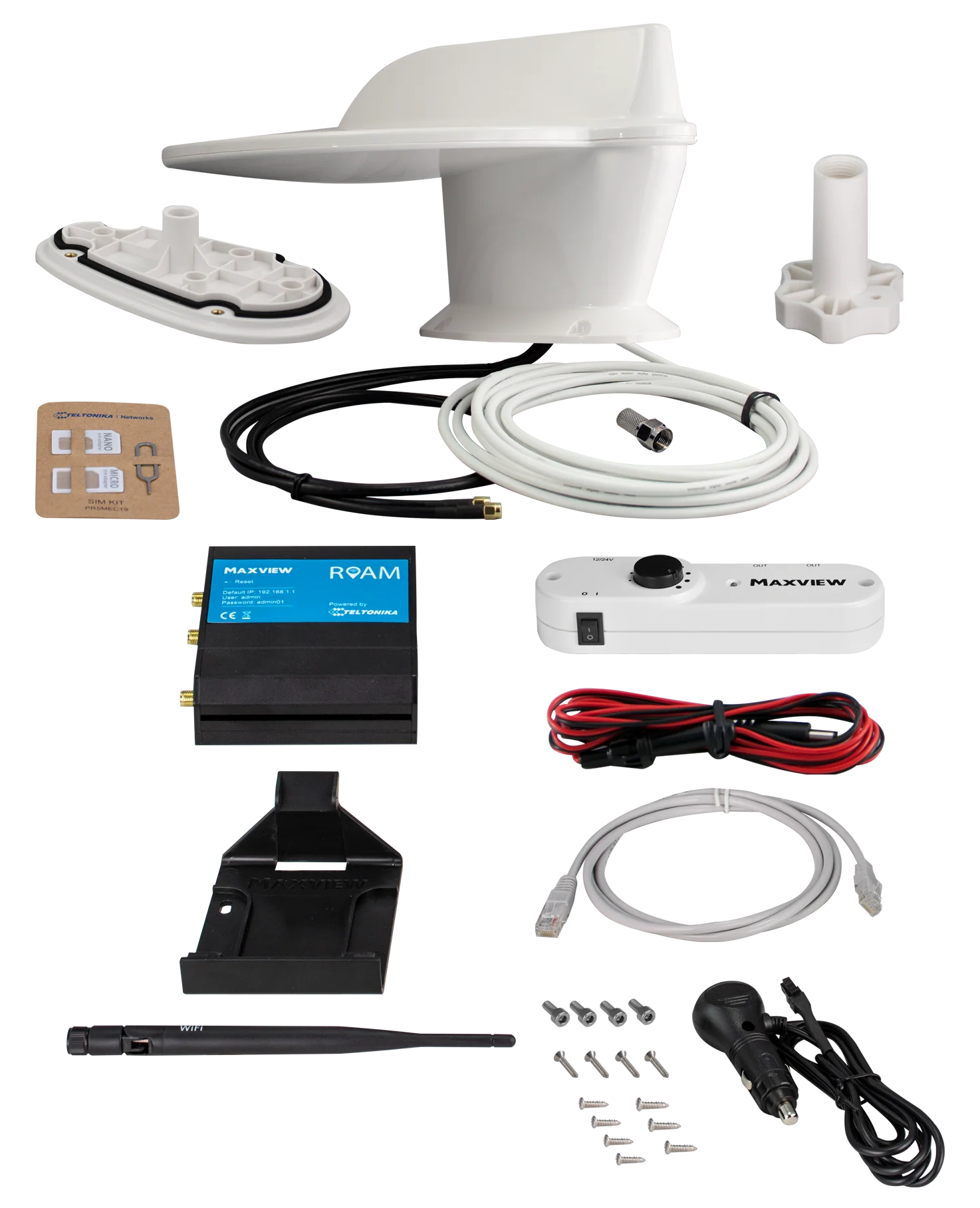 Maxview Roam Combo 4g Wi-fi system White With Built In TV Antenna - Image 2