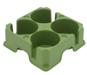 Muggi 4 Cup Holder/Drinks Tray Green