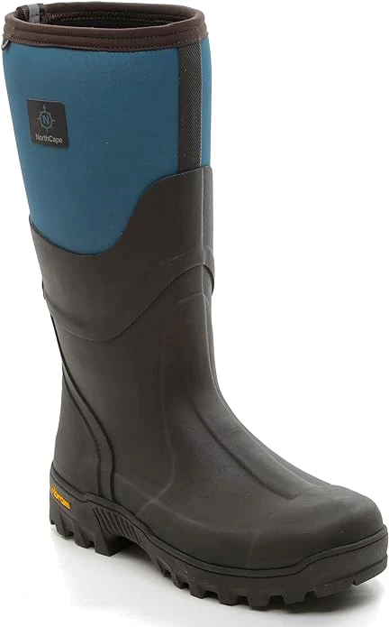 Northcape Ladies Coniston Neoprene Welly Brown - Image 2