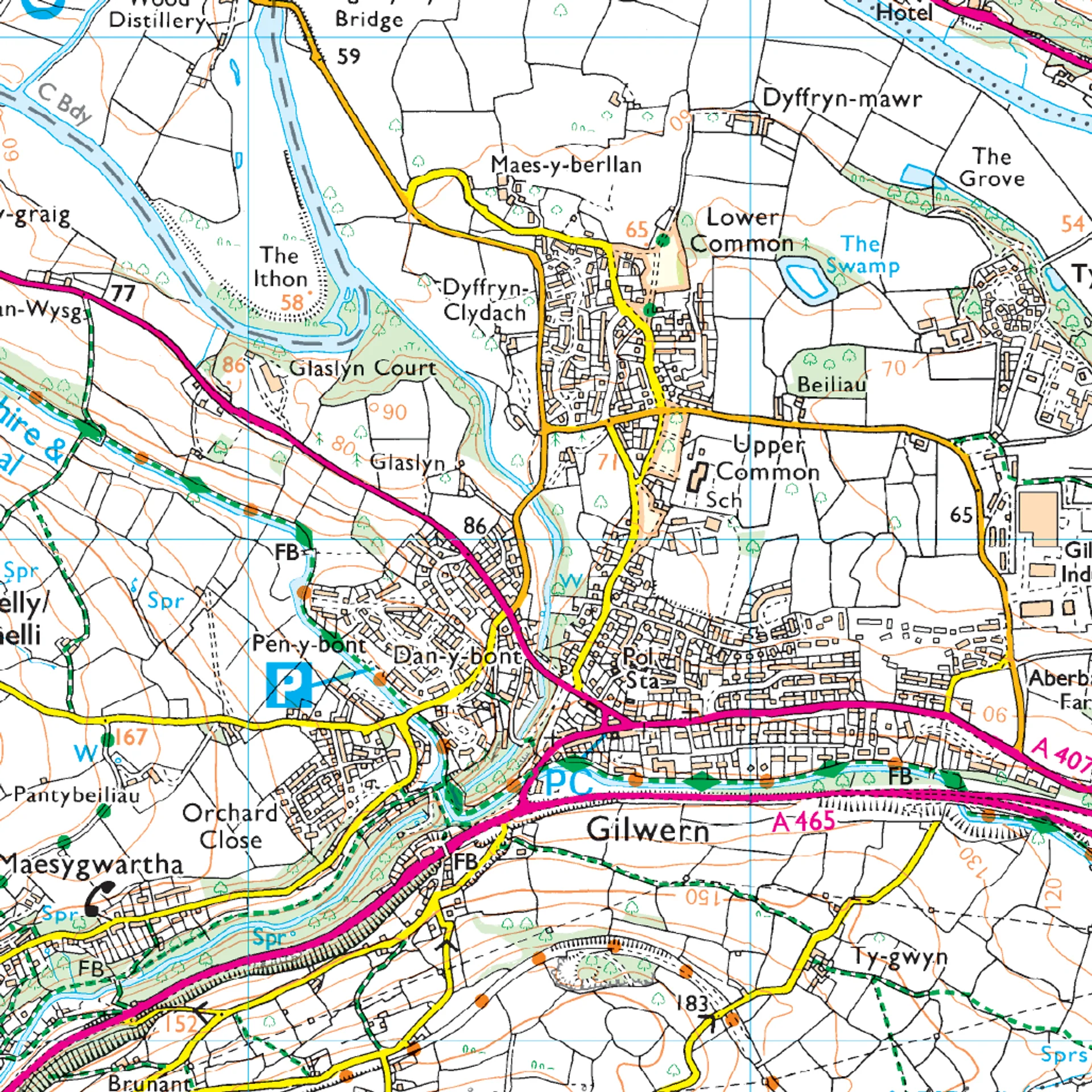 Ordnance Survey Explorer OL13 Brecon Beacons National Park Eastern Area - Image 5