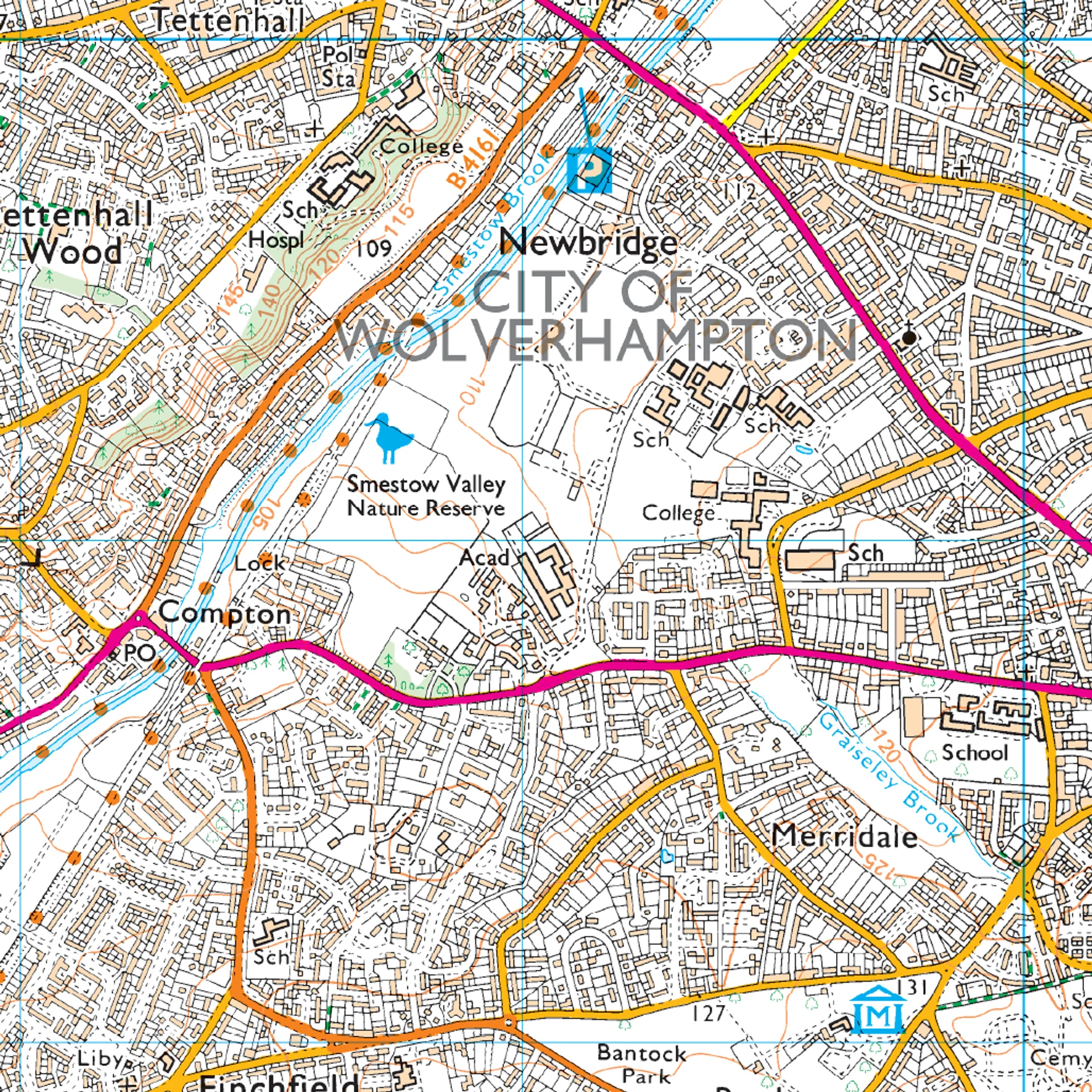 Ordnance Survey Explorer 219 Map Wolverhampton & Dudley - Image 5