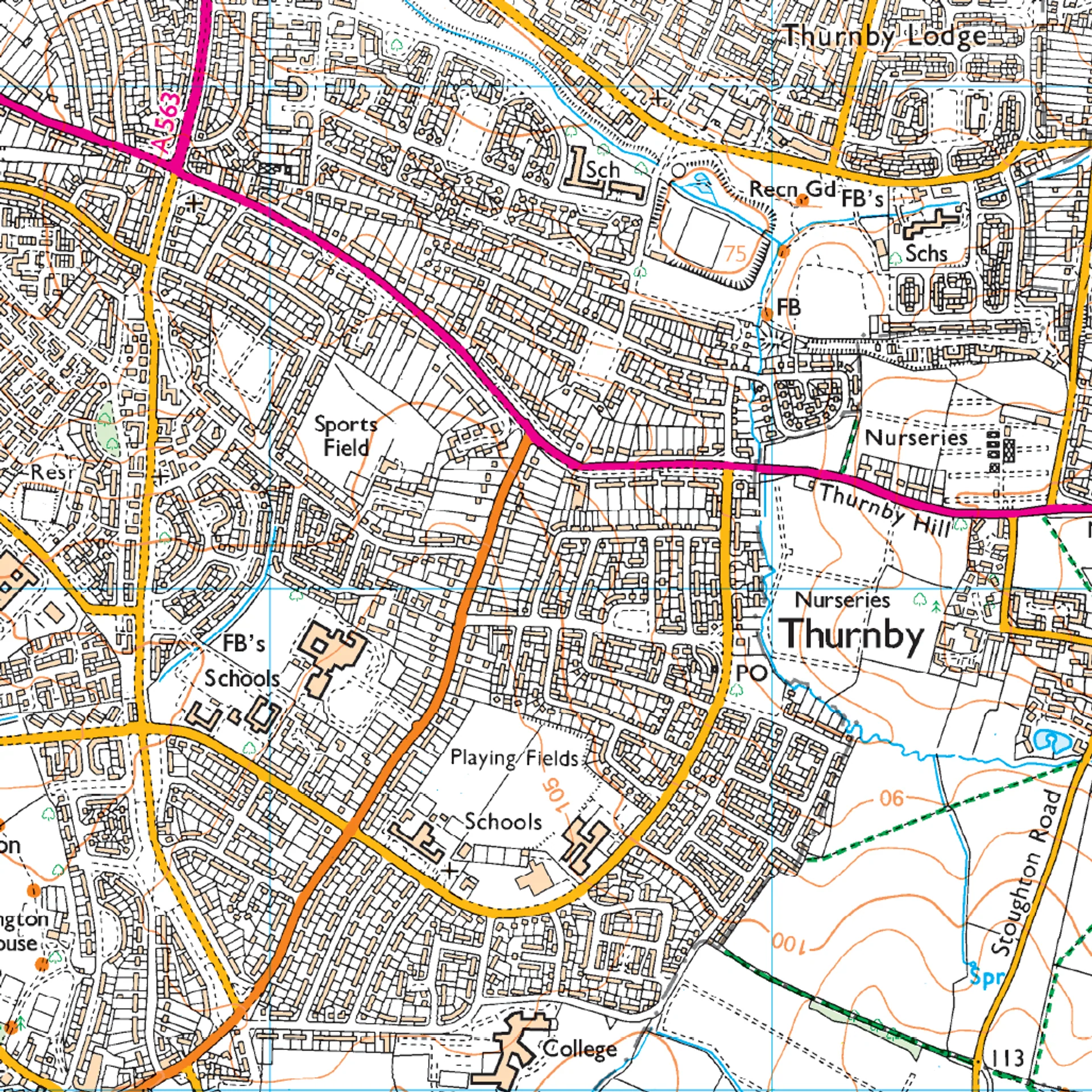 Ordnance Survey Explorer 233 Map Leicester & Hinckley - Image 5