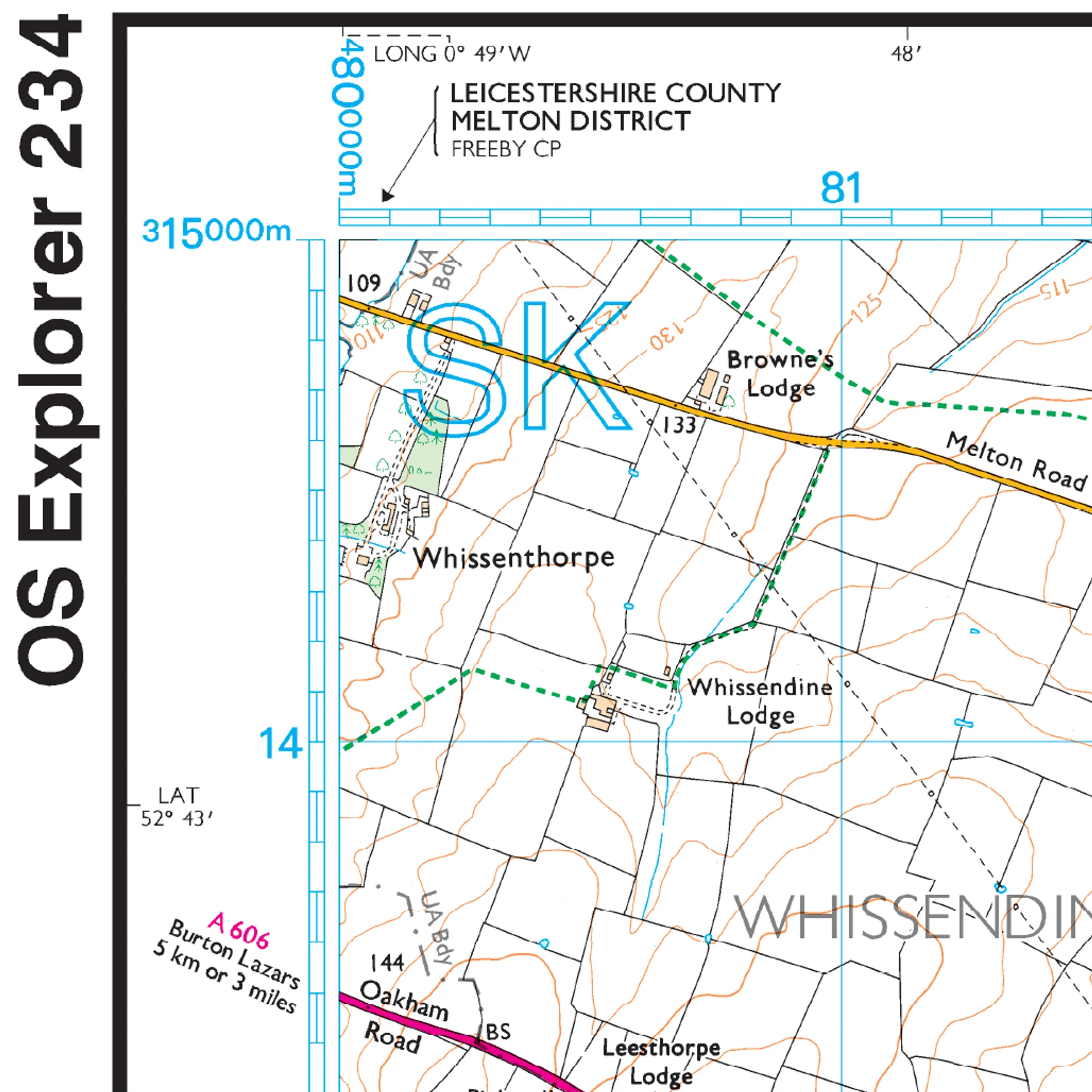 Ordnance Survey Explorer 234 Map Rutland Water - Image 5
