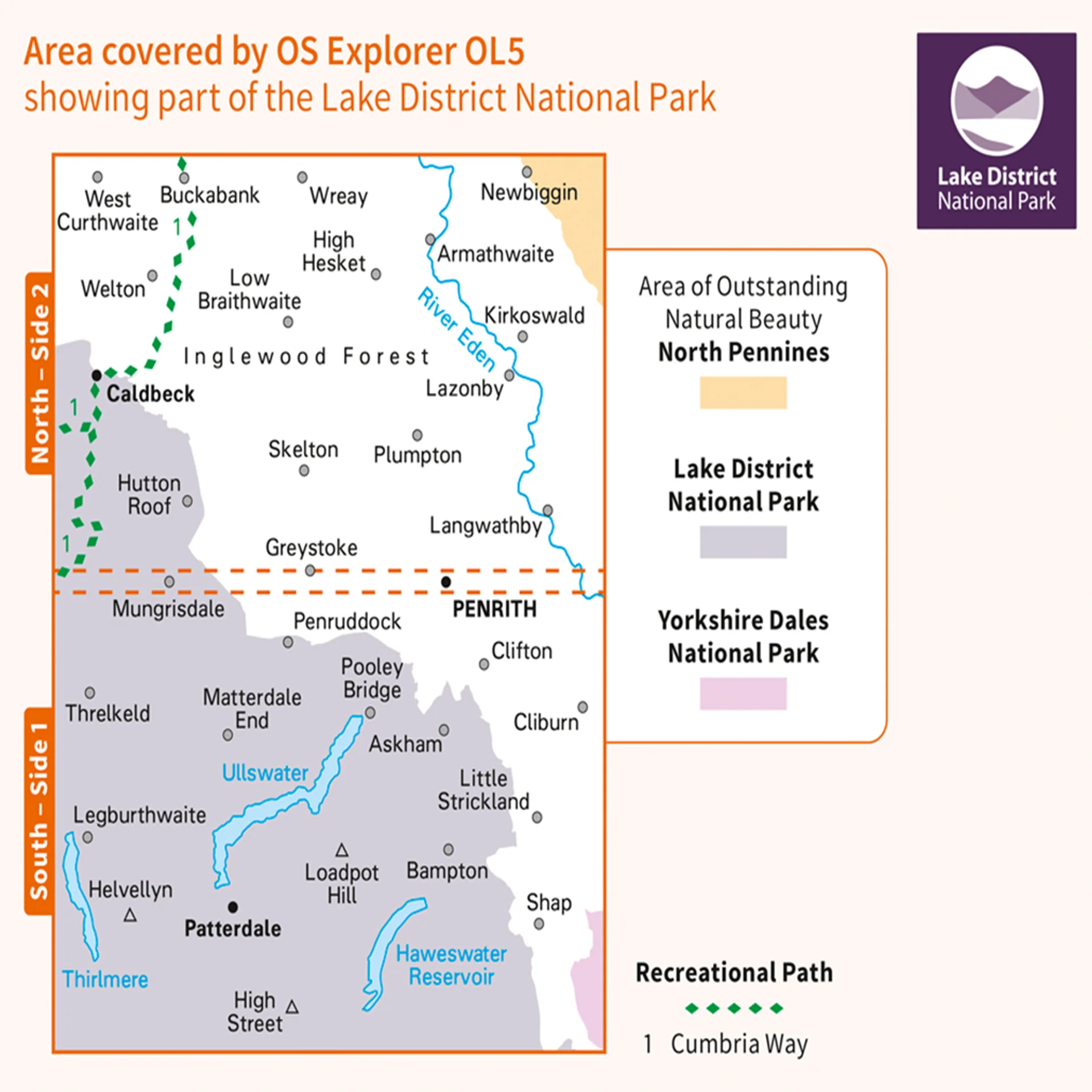 Ordnance Survey Explorer OL 5 The English Lakes North-Eastern Area - Image 5