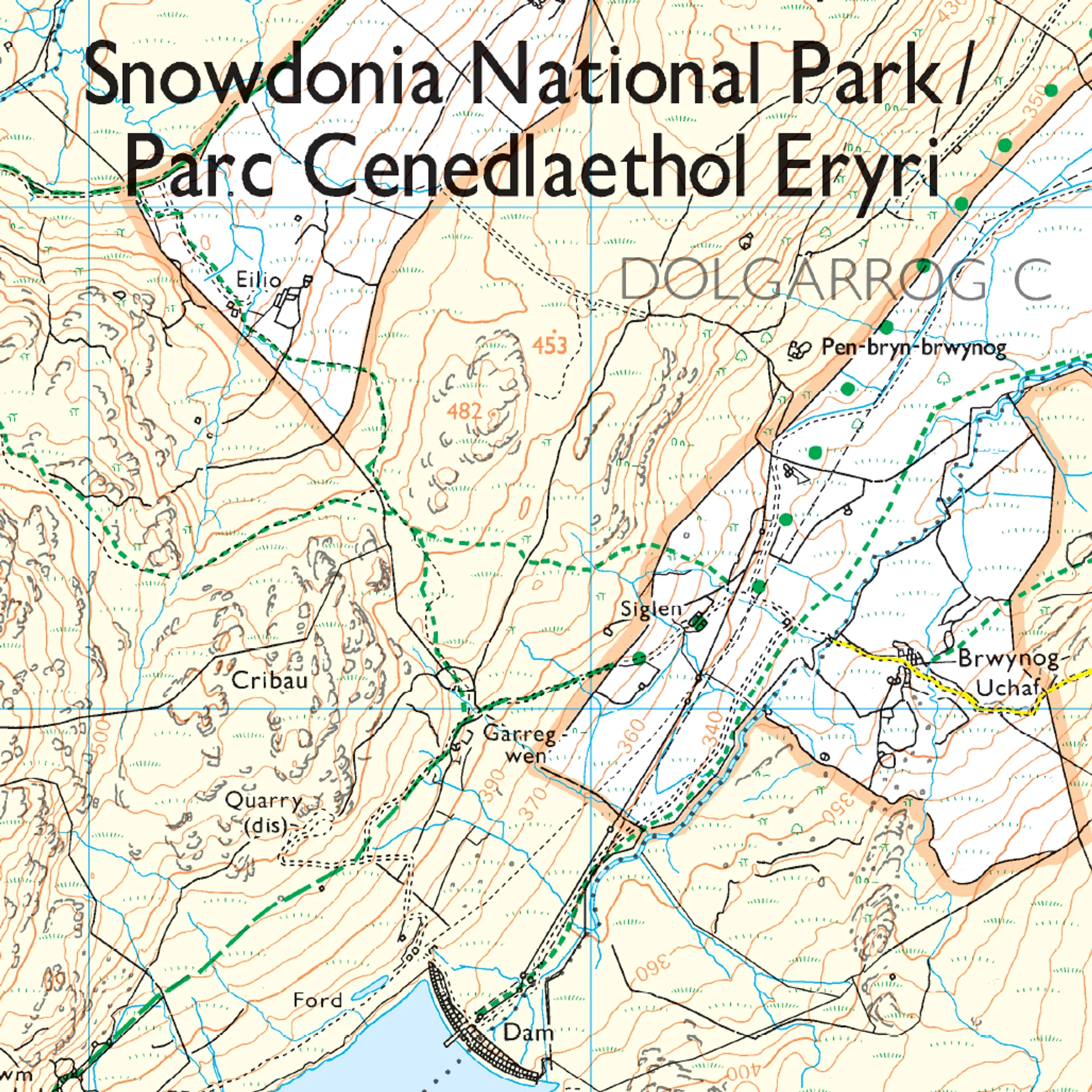 Ordnance Survey Explorer OL17 Map Snowdon & Conwy Valley - Image 4