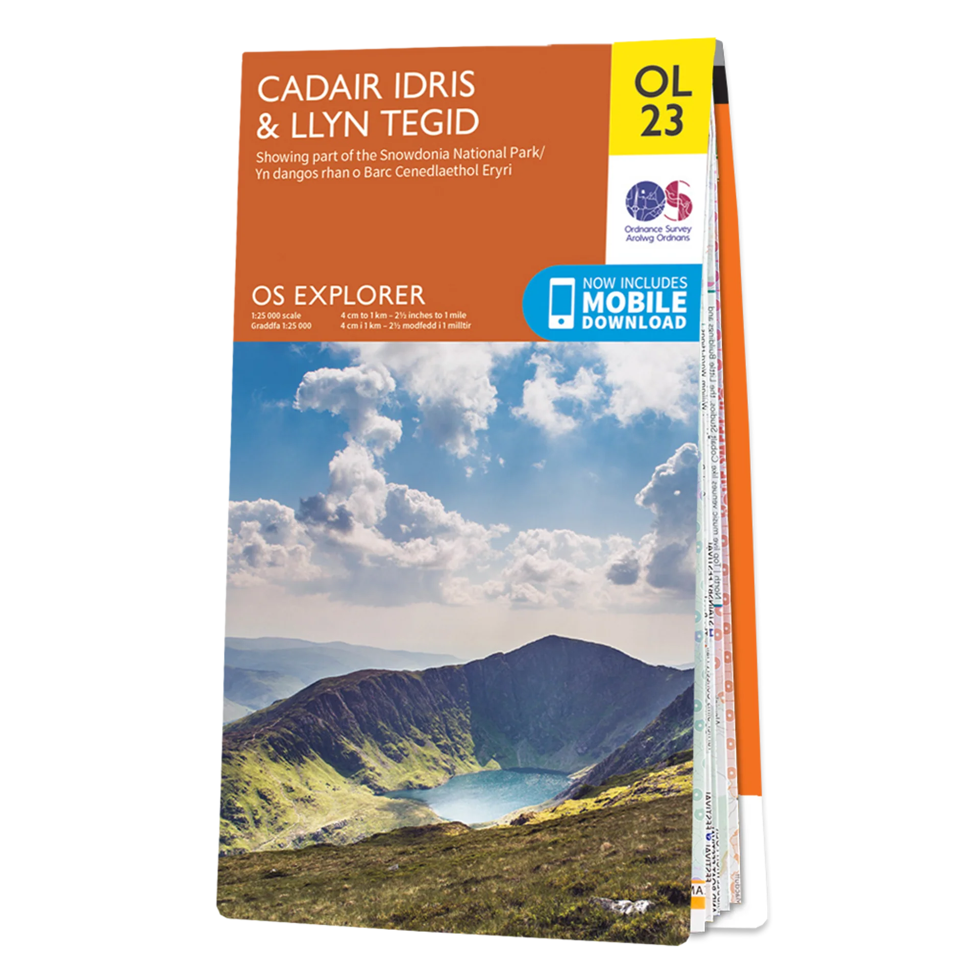 Ordnance Survey Explorer OL23 Map Cadair Idris & Llyn Tegid (Bala Lake)