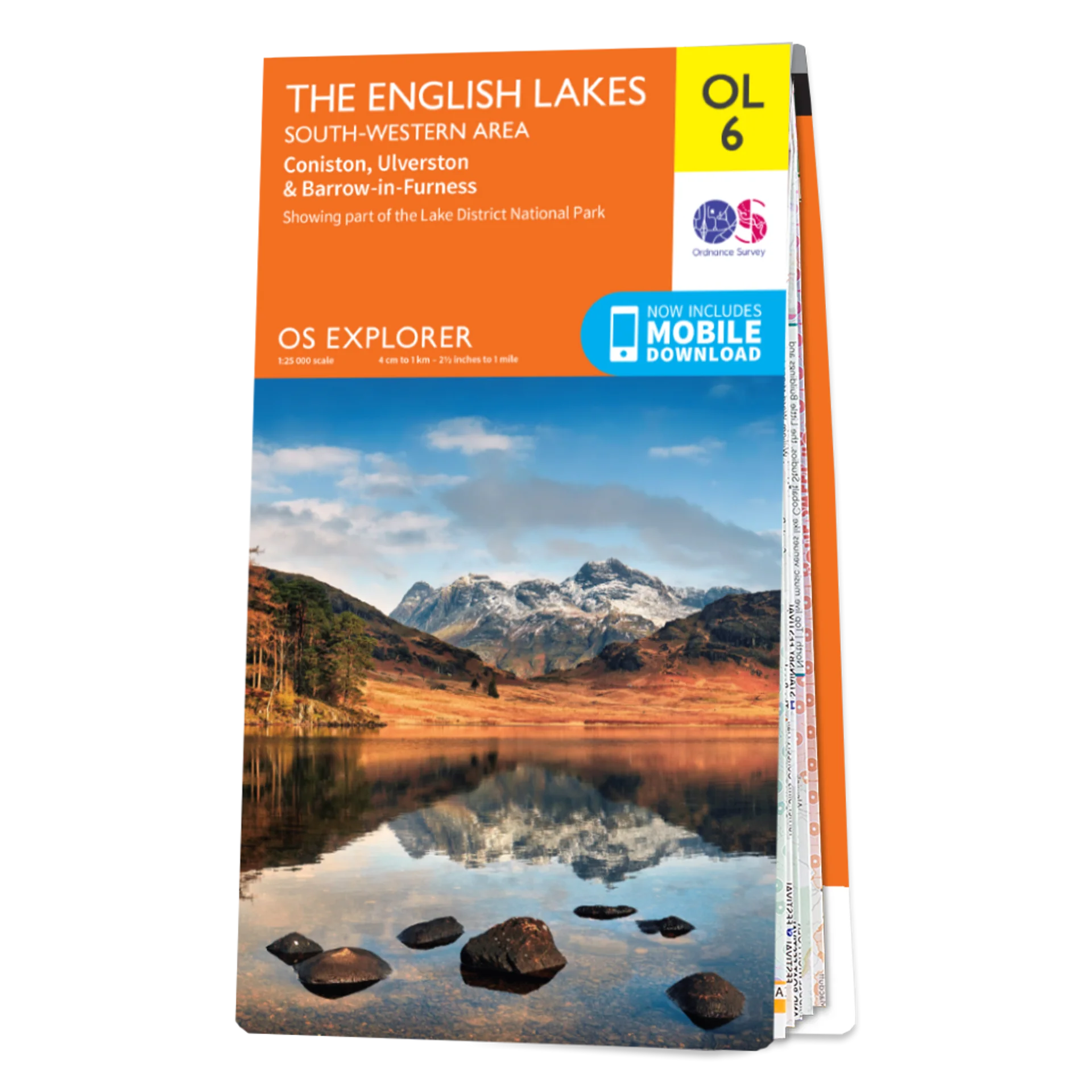 Ordnance Survey Explorer OL6 Map The English Lakes South Western Area