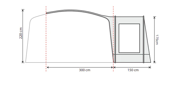 Outdoor Revolution Airedale Side Porch - Image 4