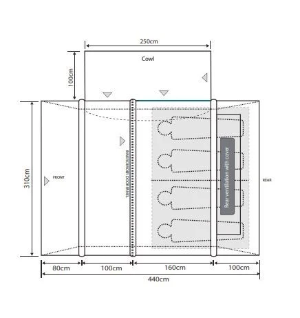 Outdoor Revolution Cayman AIR T3 Mid Driveaway Awning - Image 6