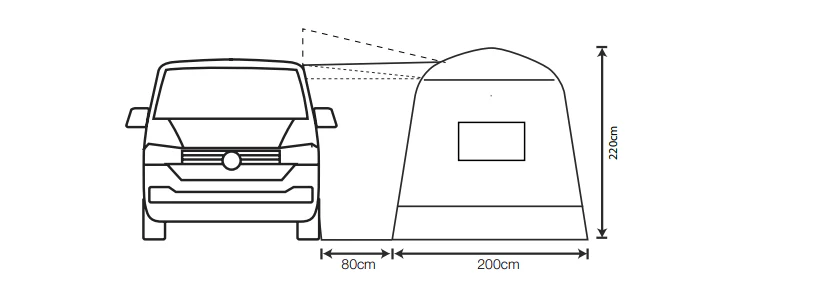 Outdoor Revolution Cayman Outhouse Handi Drive Away Awning - Image 13