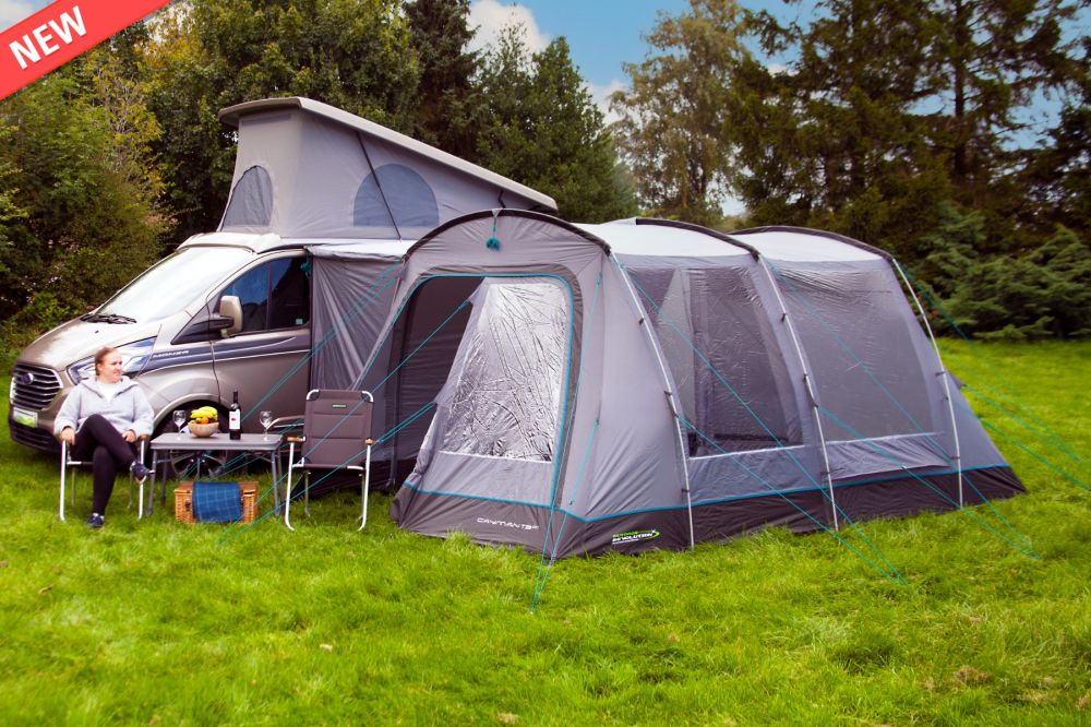 Outdoor Revolution Cayman T3 DT Poled Low Driveaway Campervan Awning