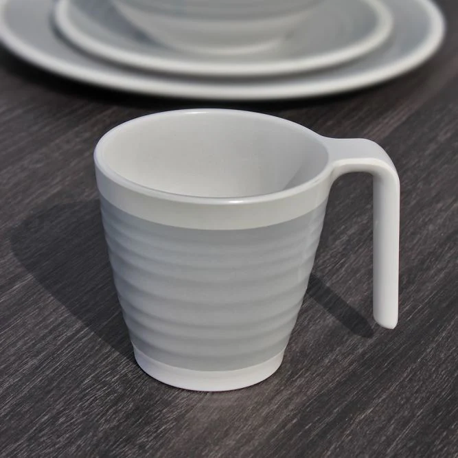 Outdoor Revolution Premium Melamine Mug Set Pastel Grey