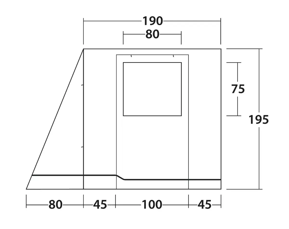 Outwell Backroads Campervan Awning Room - Image 12