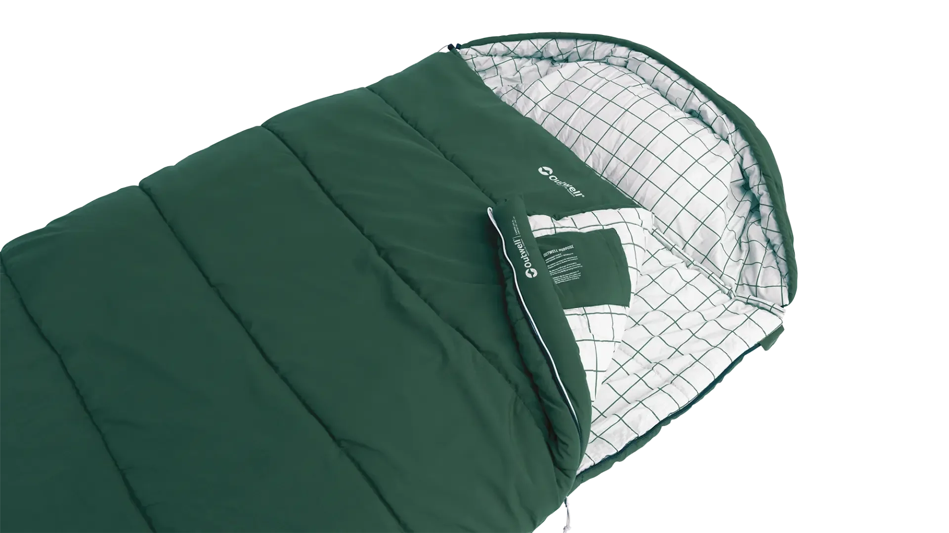 Outwell Camper Lux XL Green Sleeping Bag - Image 3