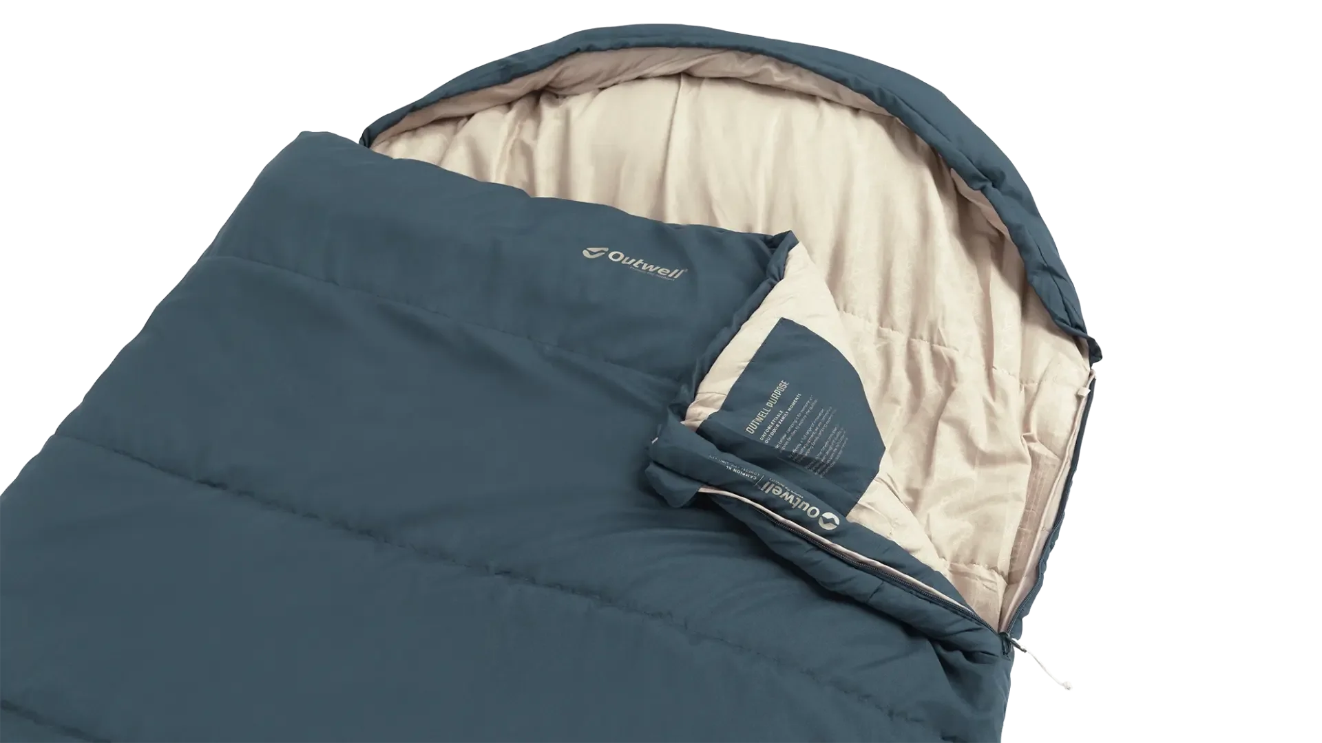 Outwell Campion Lux XL Blue Sleeping Bag - Image 3