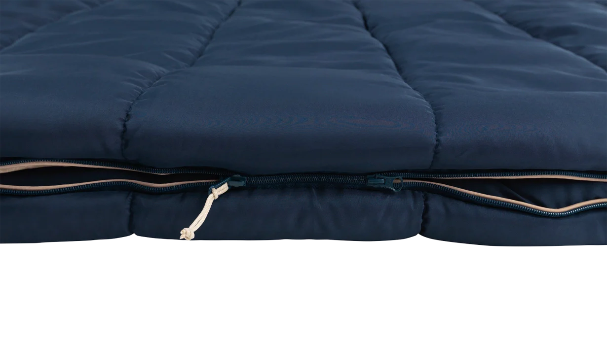 Outwell Contour Lux Double Blue Sleeping Bag - Image 4