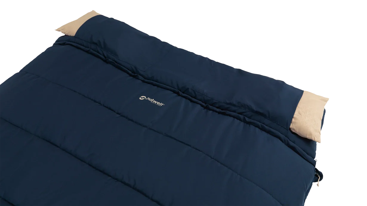 Outwell Contour Lux Double Blue Sleeping Bag - Image 5