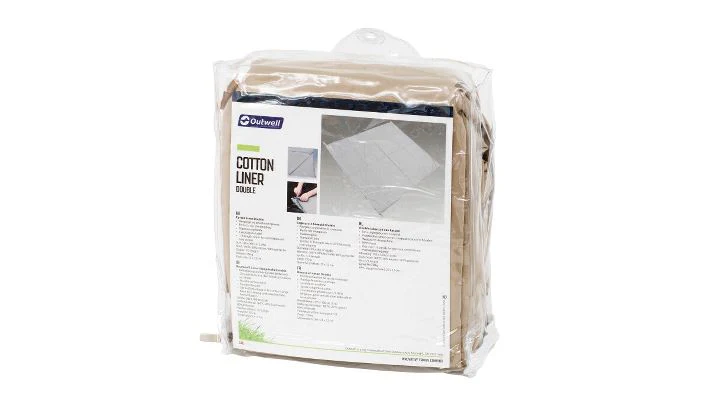 Outwell Cotton Sleeping Bag Liner Double - Image 3