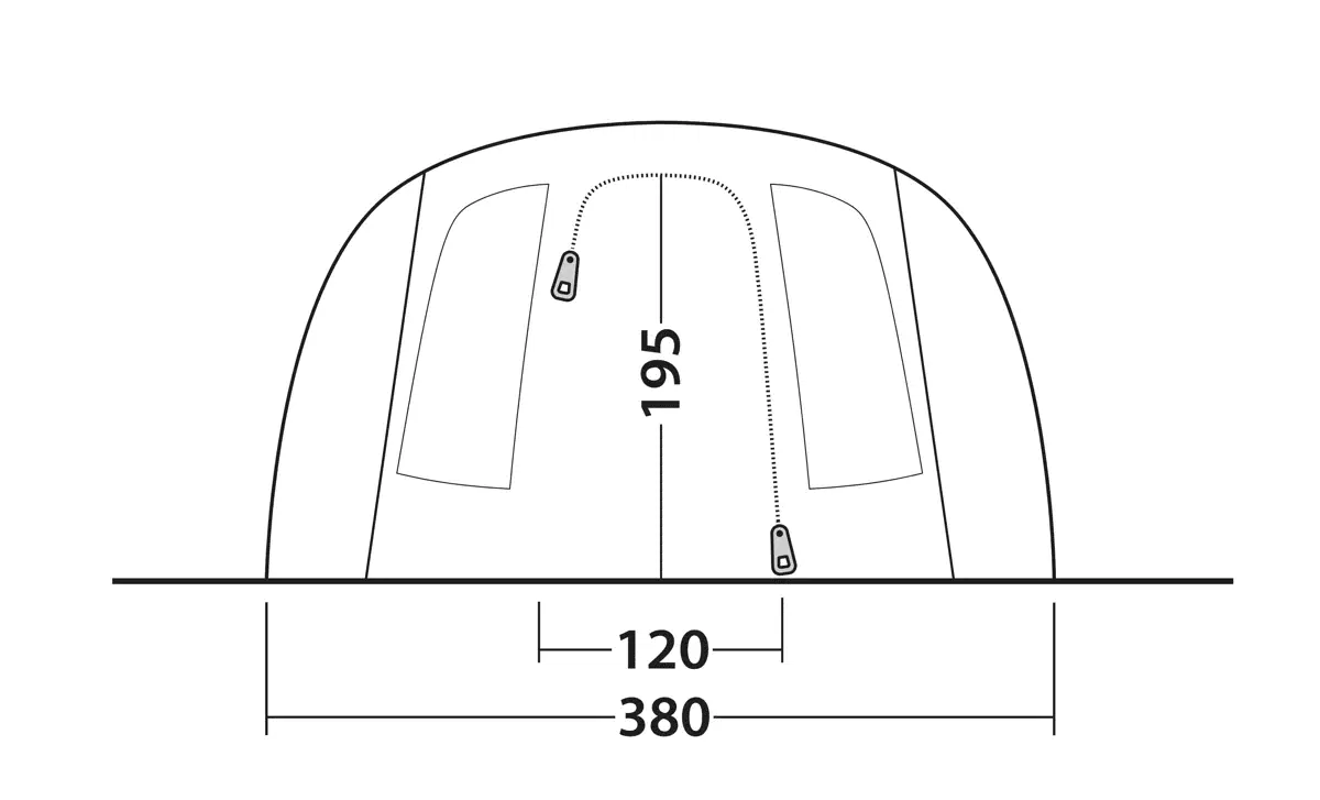 Outwell Edmonds 6 TC Poled Tent - Image 16