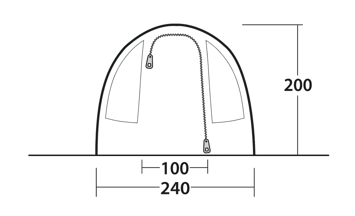 Outwell Sky 2 Poled Tent - Image 11