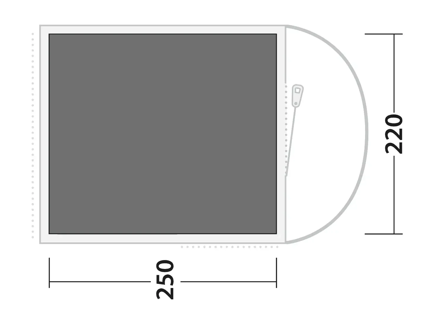 Outwell Sky 2 Tent Footprint - Image 2