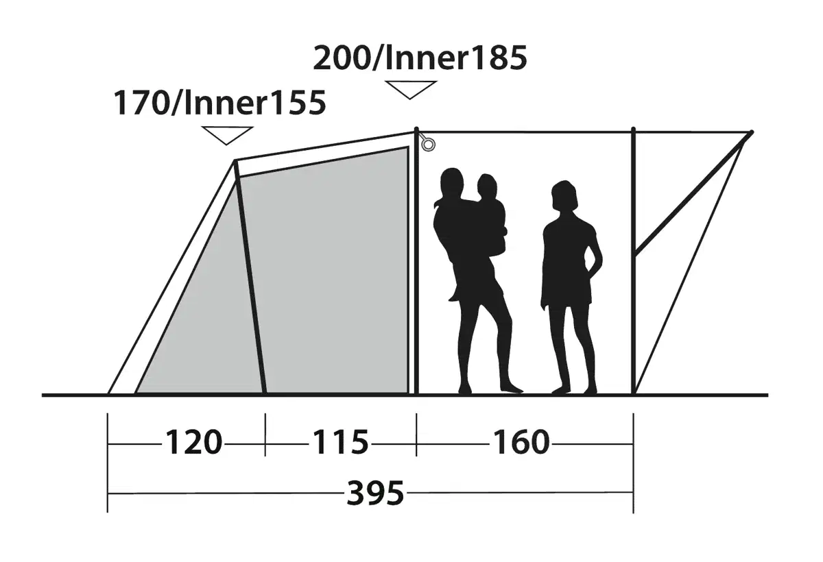 Outwell Sky 4 Poled Tent - Image 10