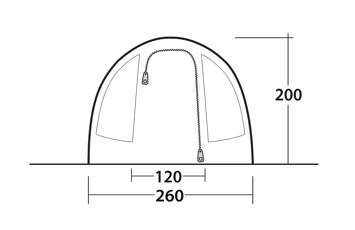 Outwell Sky 4 Poled Tent - Image 11