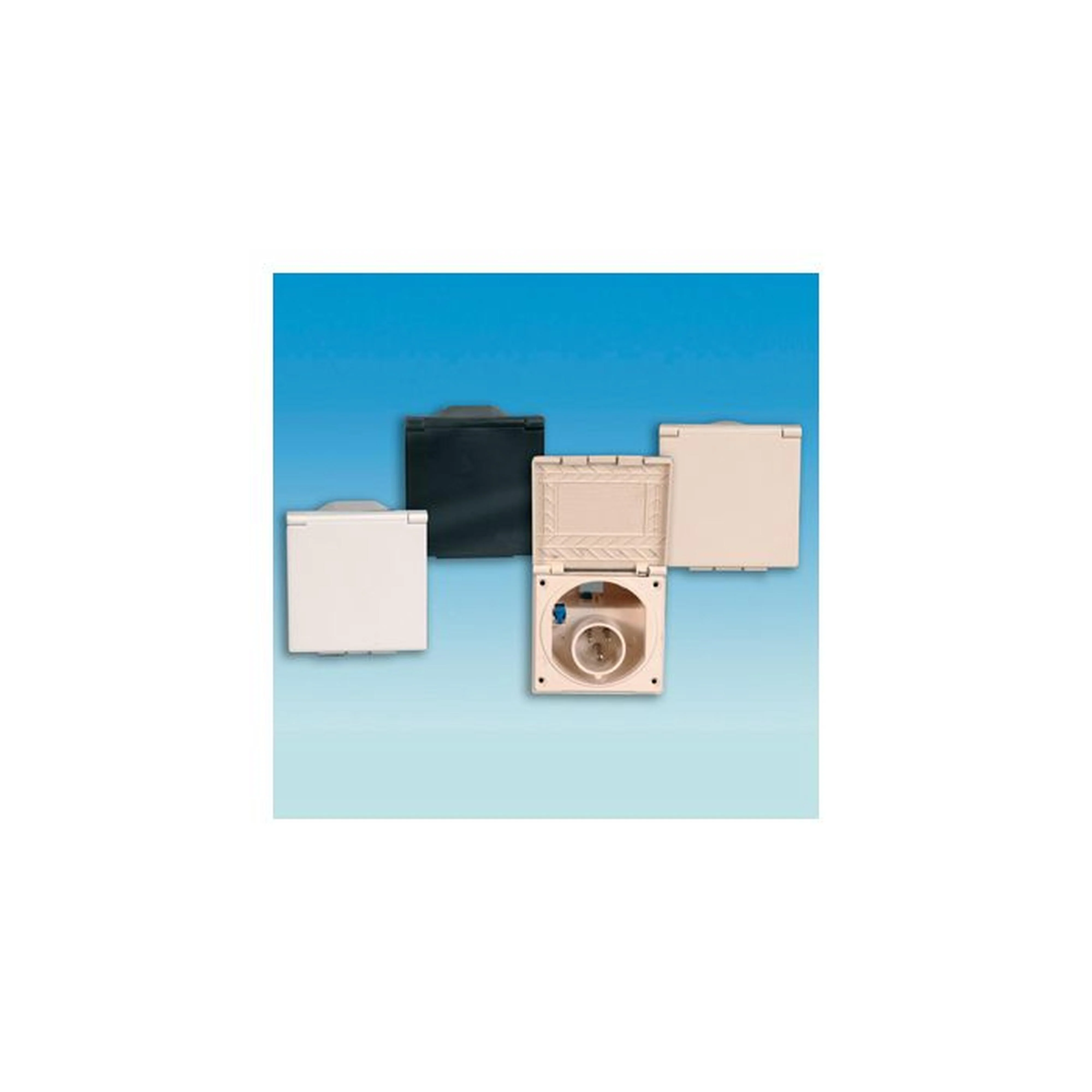PLS Flush Fitting Mains Inlet White