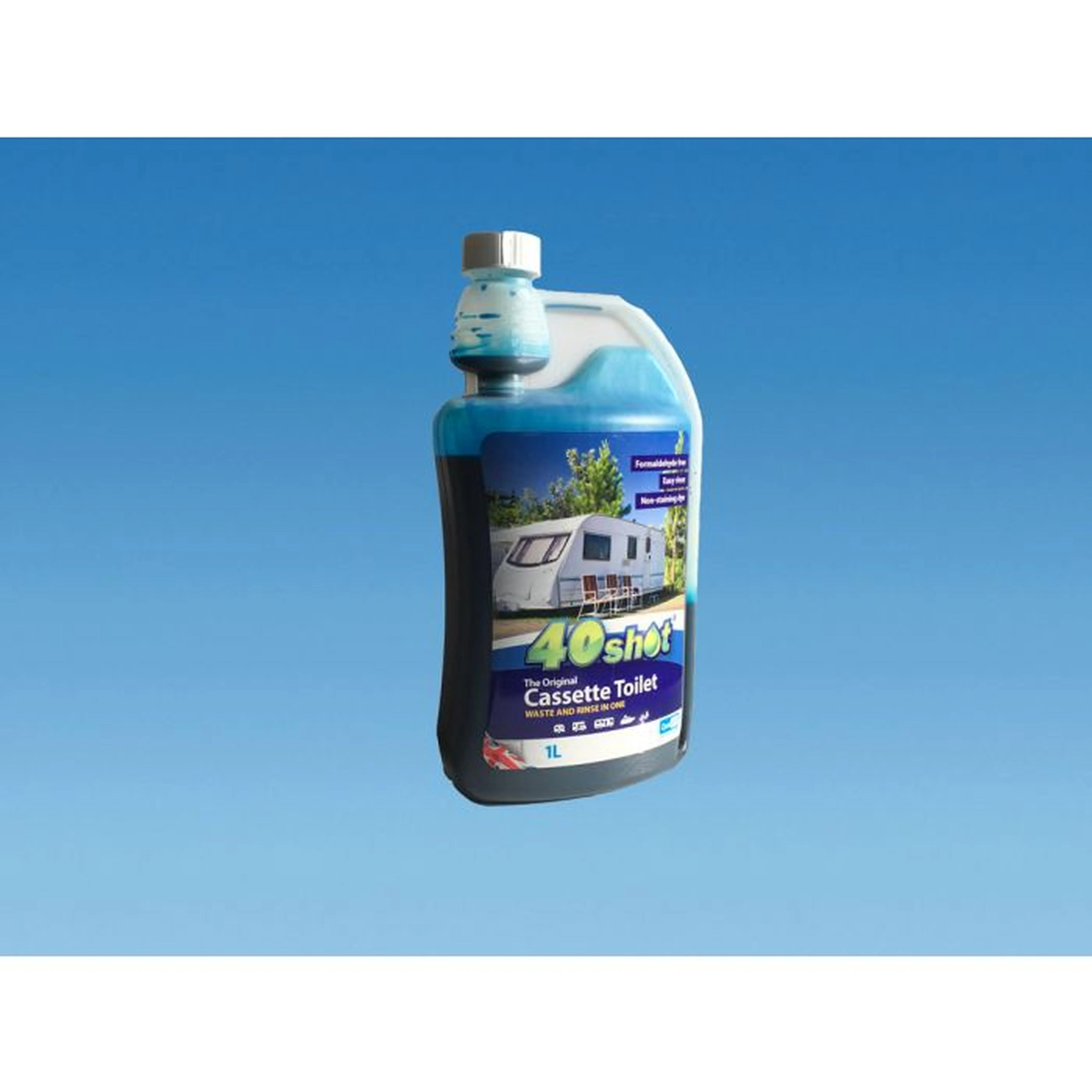 Qualkem 40 Shot Blue Cassette Toilet Fluid 1L