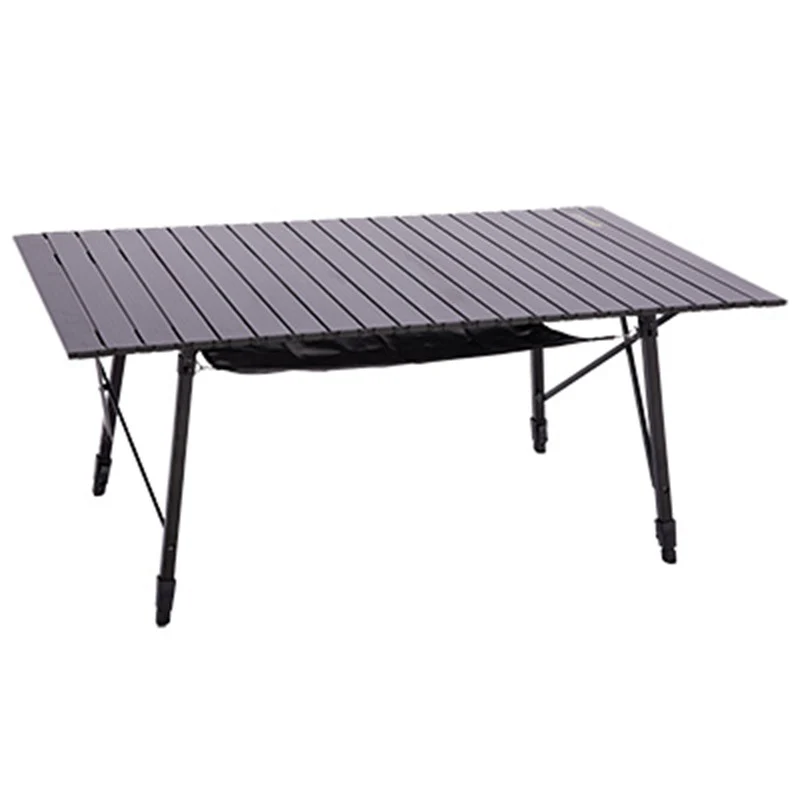 Quest Colliford Slatted Lightweight Camping Table Black - Image 2