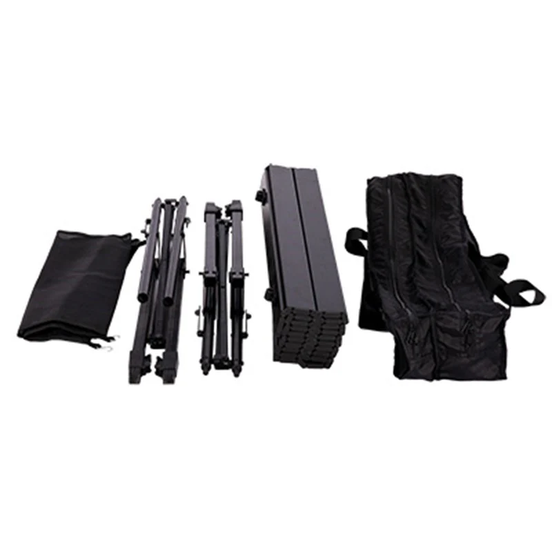 Quest Colliford Slatted Lightweight Camping Table Black - Image 4