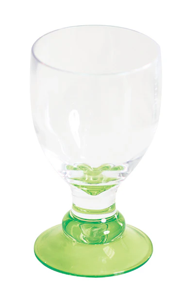 Quest Elegance Acrylic Bella Wine Goblet Lime