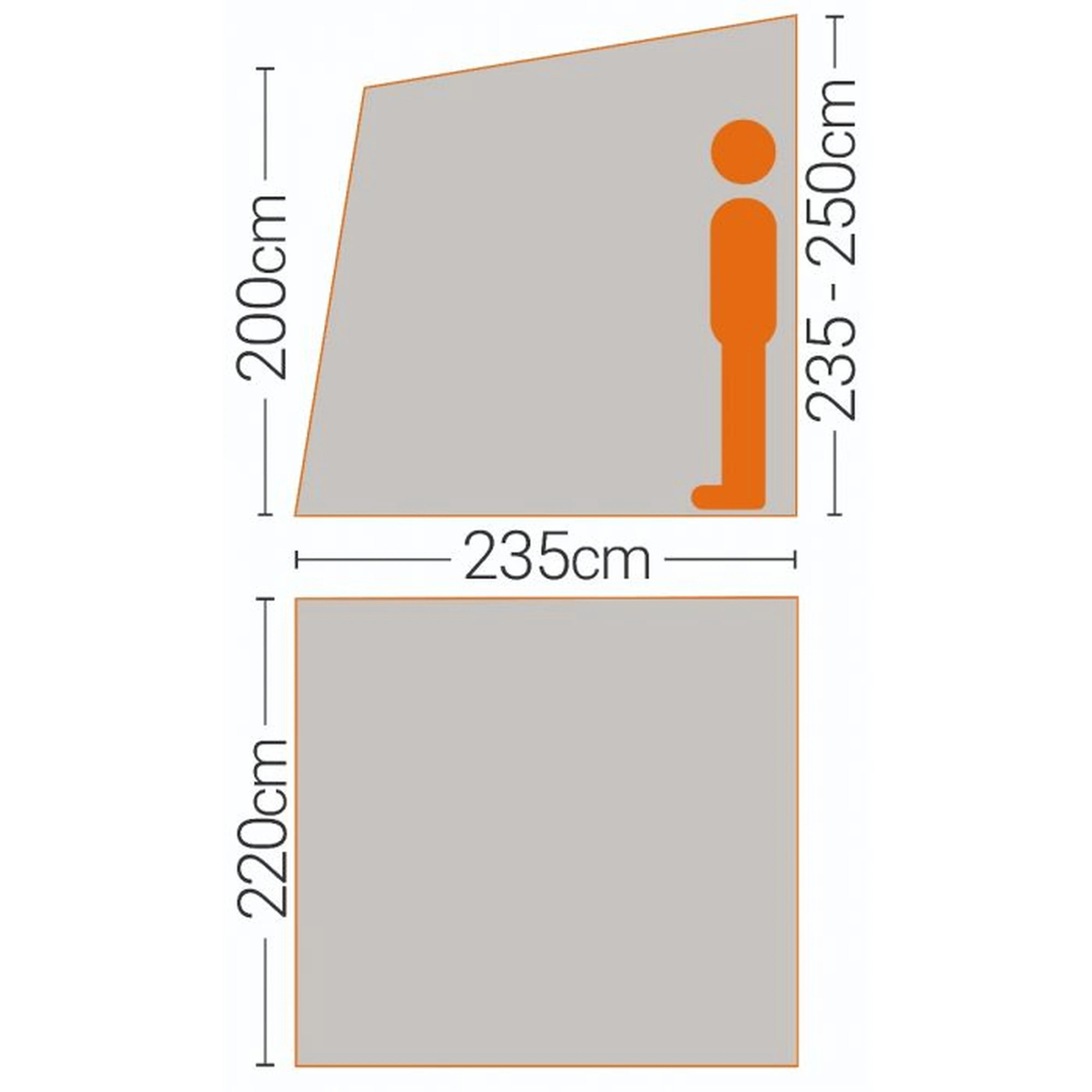 Quest Falcon 220 Poled Porch Awning - Image 5