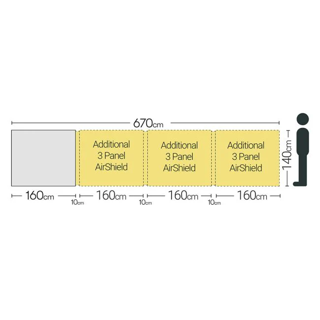 Quest Falcon AirShield 160 Windbreak Panel - Image 3
