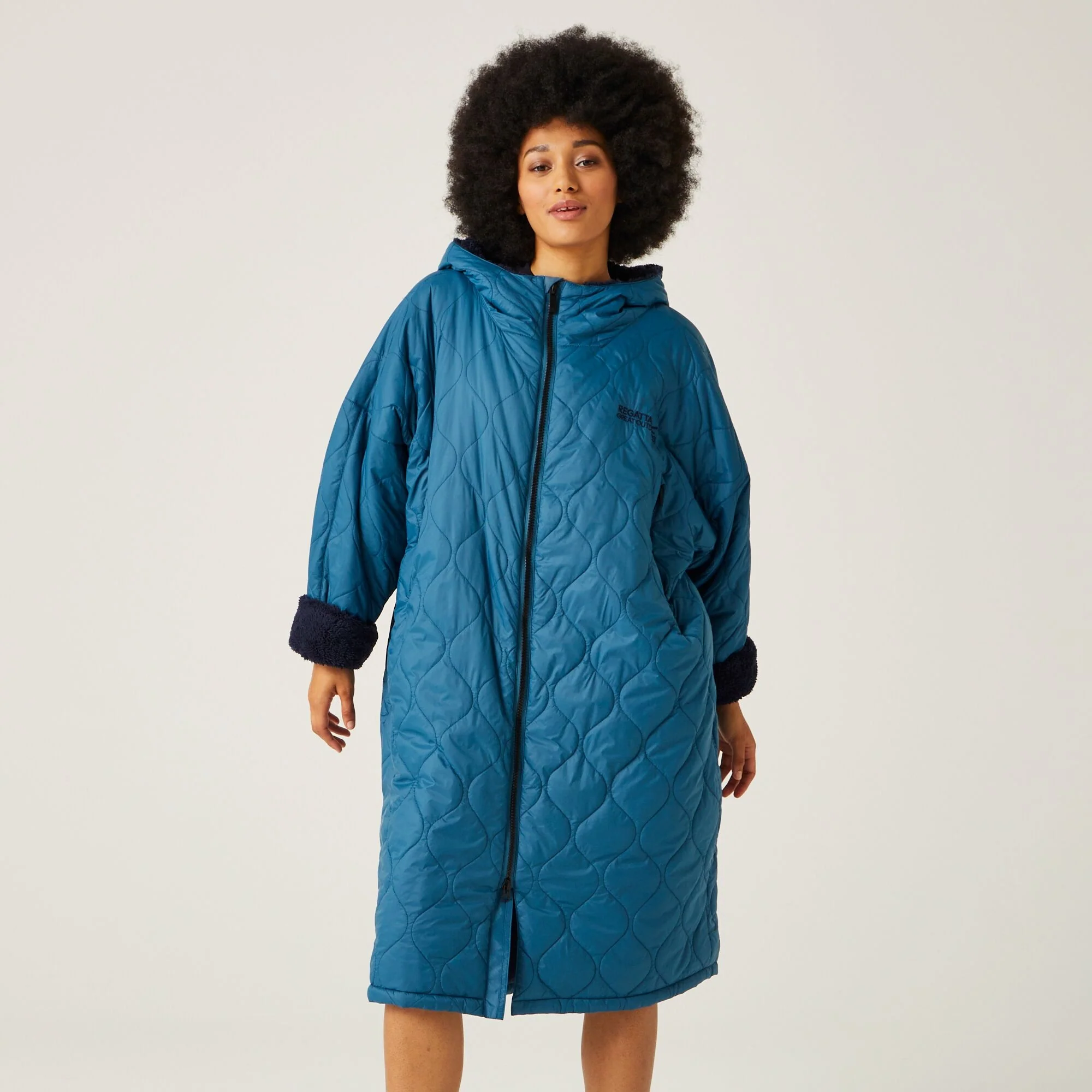 Regatta Adults Quilted Changing Robe - Image 8