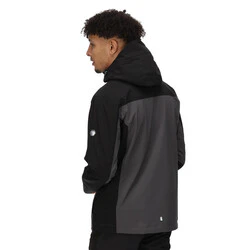 Regatta Birchdale Men's Waterproof Jacket | Dark Grey Black - Image 2