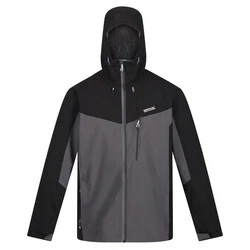 Regatta Birchdale Men's Waterproof Jacket | Dark Grey Black - Image 5
