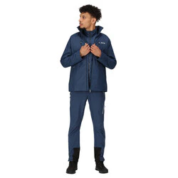 Regatta Calderdale IV Men's Waterproof Jacket | Admiral Blue - Image 3