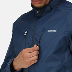 Regatta Calderdale IV Men's Waterproof Jacket | Admiral Blue - Image 4