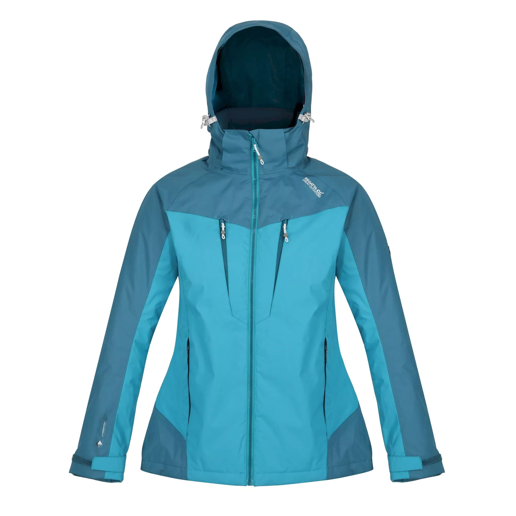 Regatta Ladies Winter Calderdale Waterproof Jacket | Pagoda Blue Dragonfly