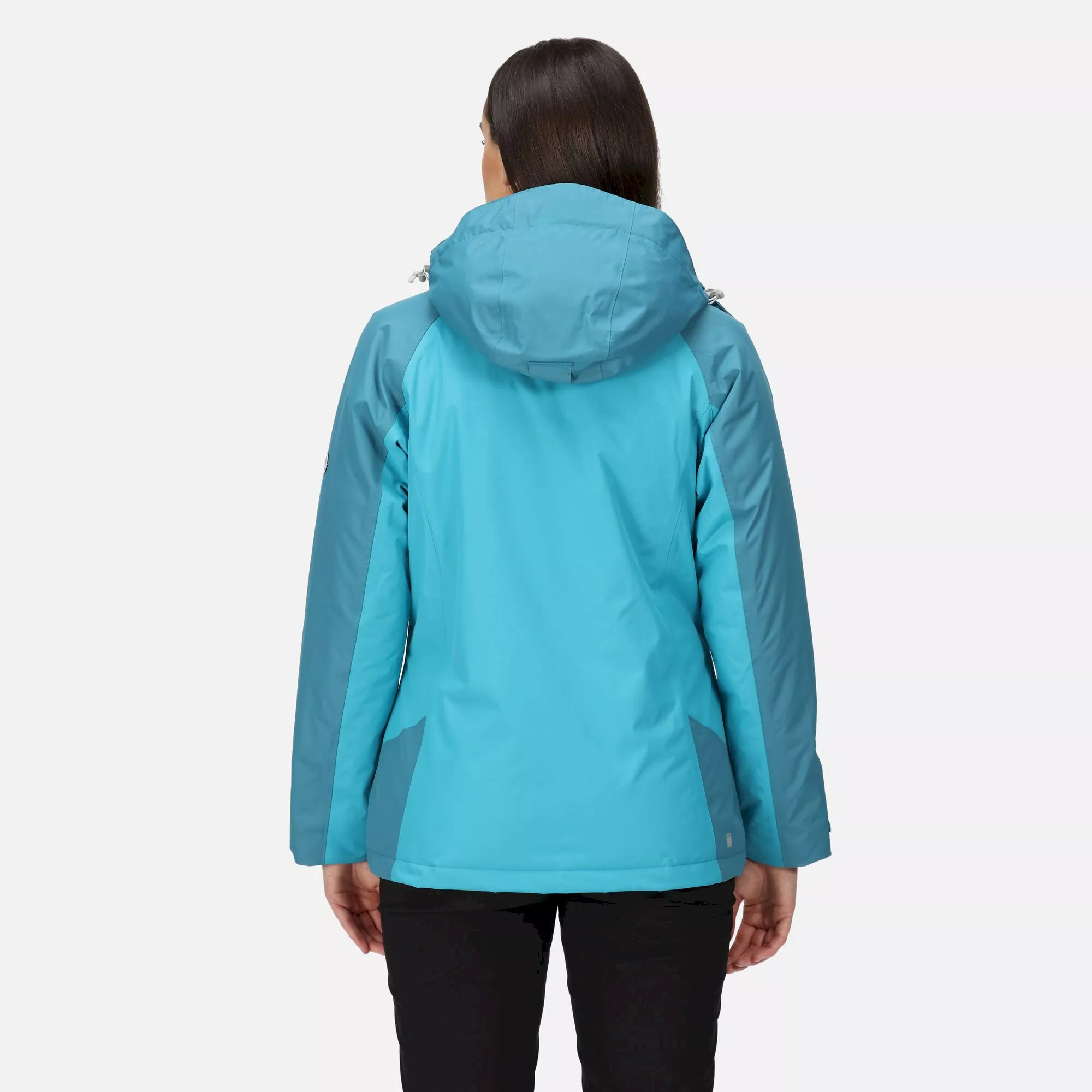 Regatta Ladies Winter Calderdale Waterproof Jacket | Pagoda Blue Dragonfly - Image 4