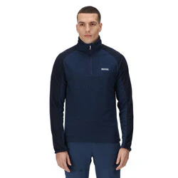 Regatta Elson II Men's Lightweight Fleece | Admiral Blue Navy - Image 2