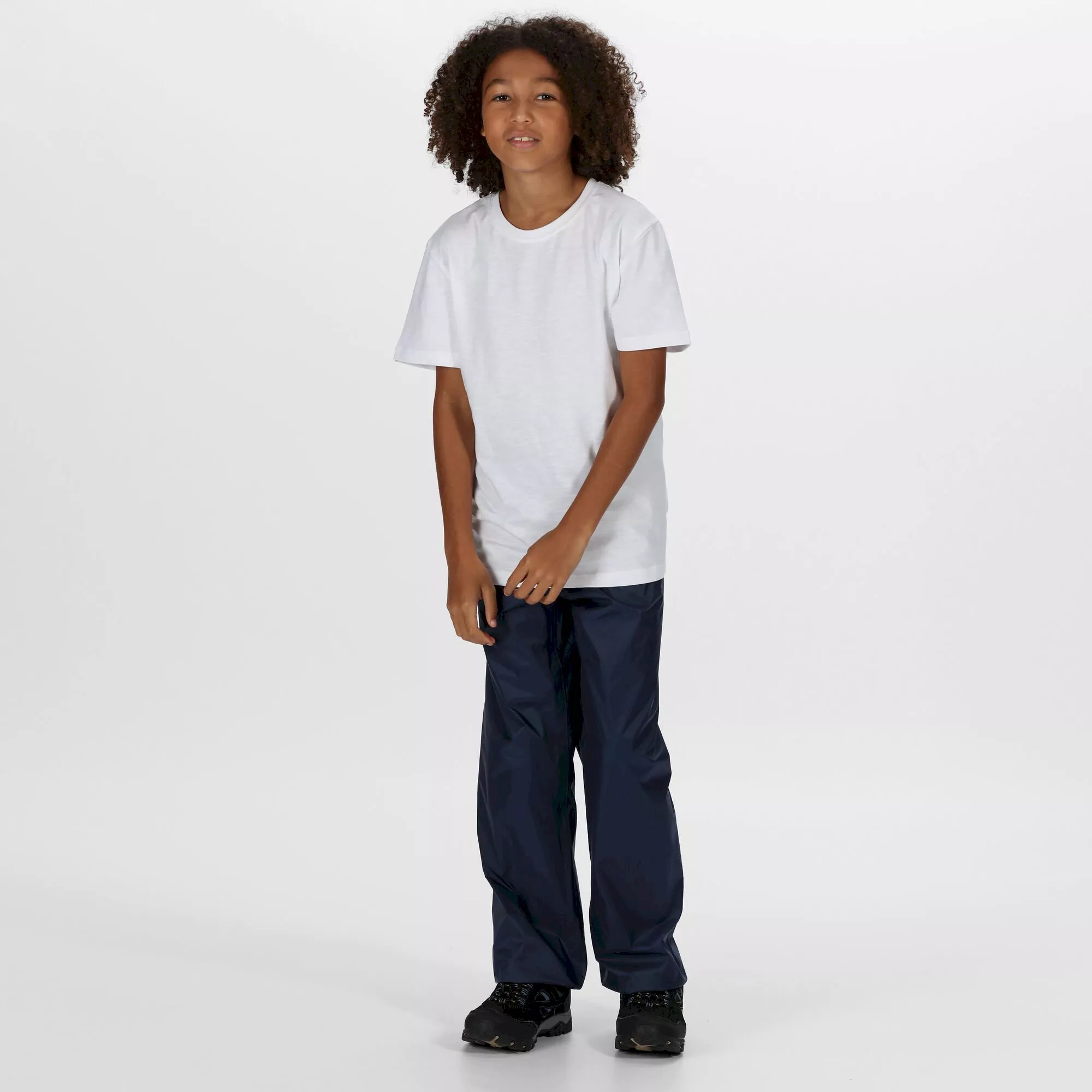 Regatta Kid's Pack It Waterproof Over Trousers Midnight - Image 2