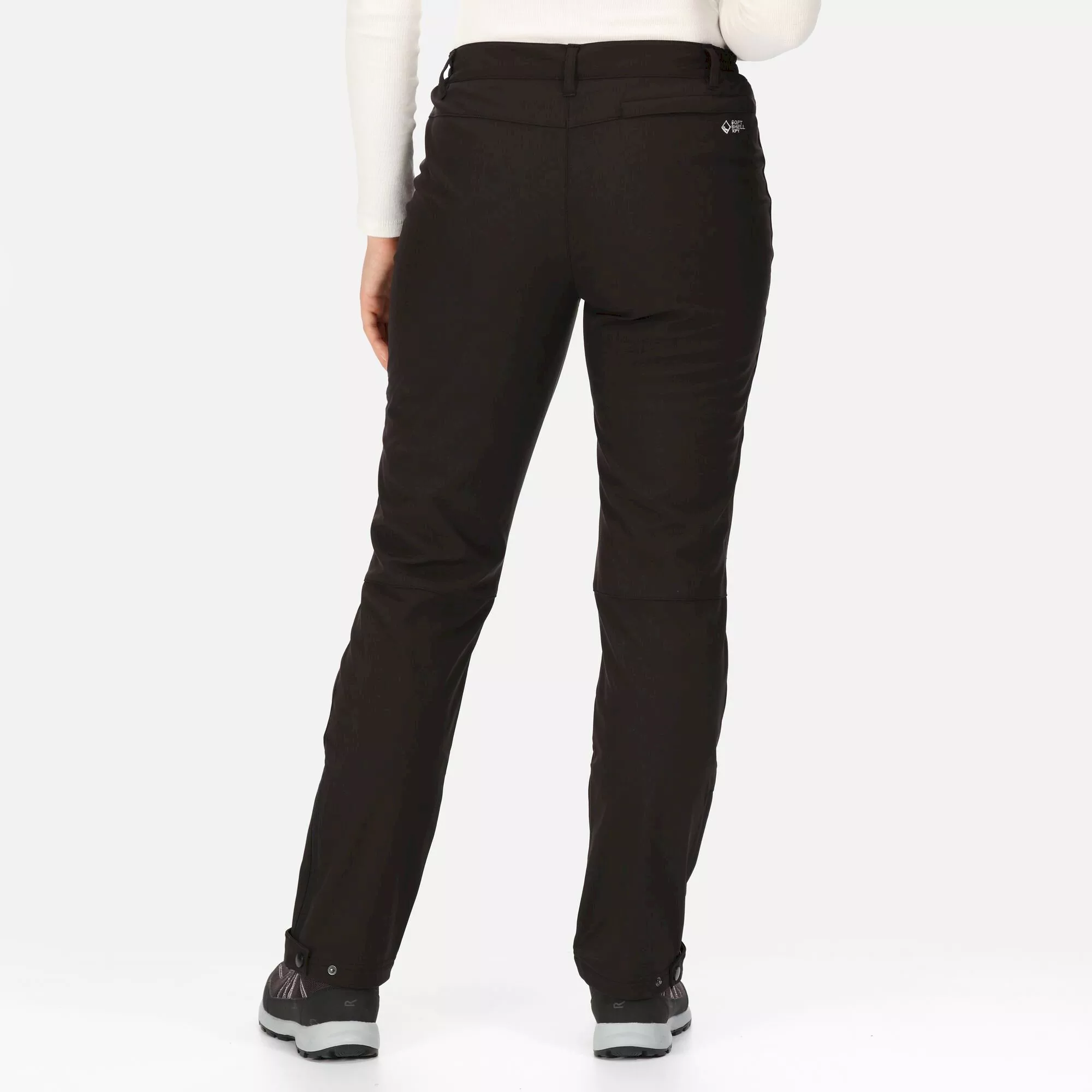 Regatta Ladies Geo Soft Shell II Walking Trousers Black - Image 4