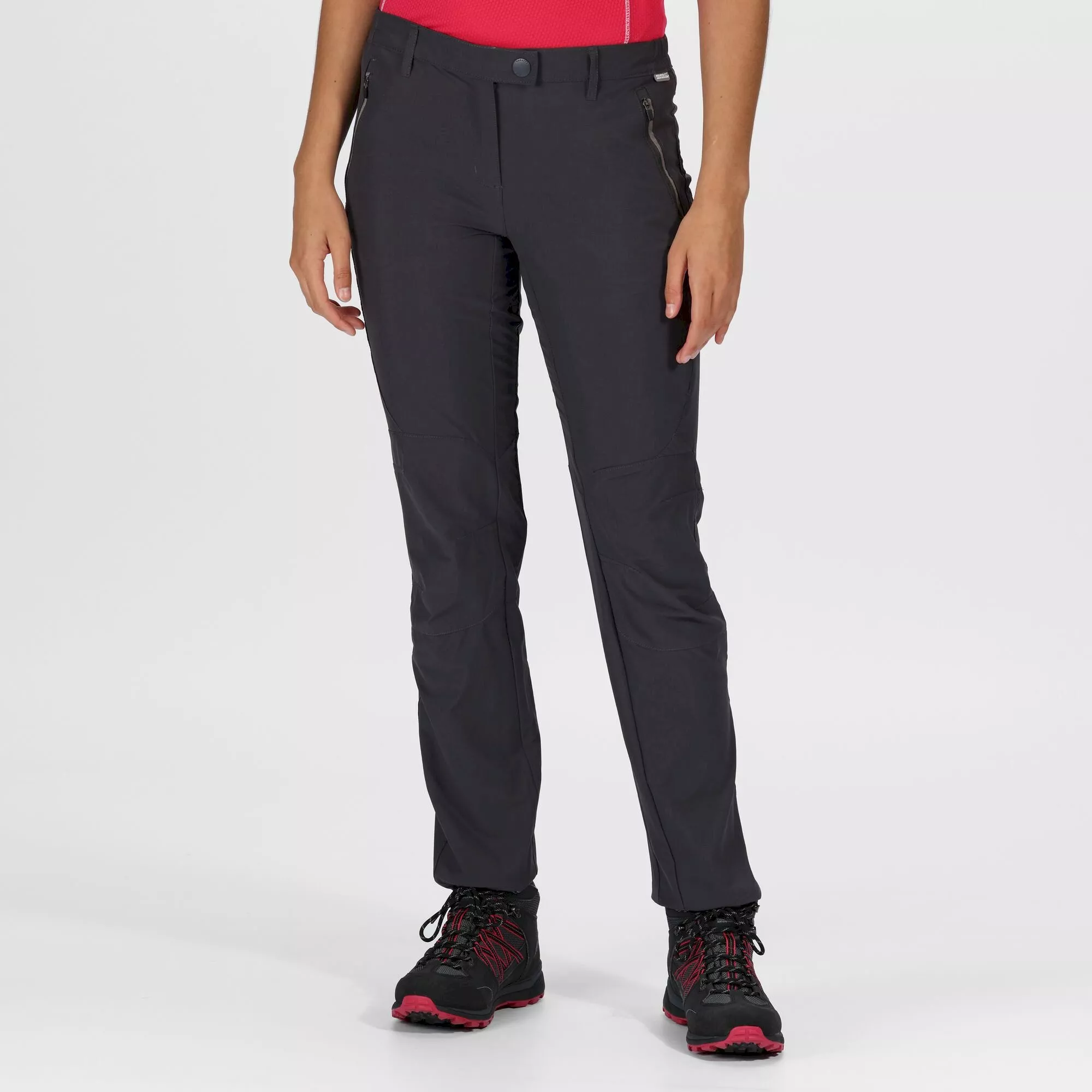 Regatta Ladies Highton Stretch Walking Trousers - Seal Grey - Image 3