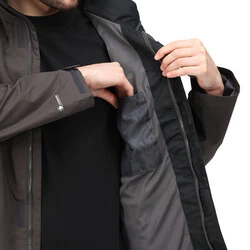 Regatta Matt Men's Waterproof Jacket  Ash Black - Image 5